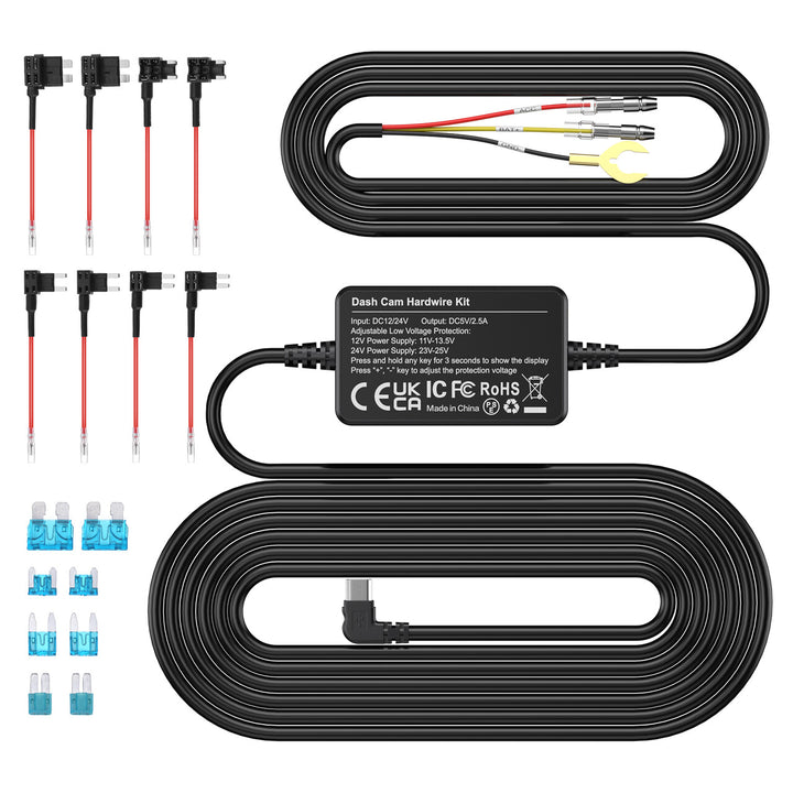 OMBAR Hard-Wire Kit for DC42 Dash Cam