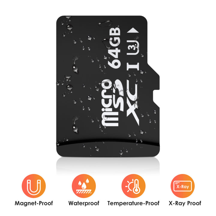 OMBAR 64GB SD Card for Dash Cam