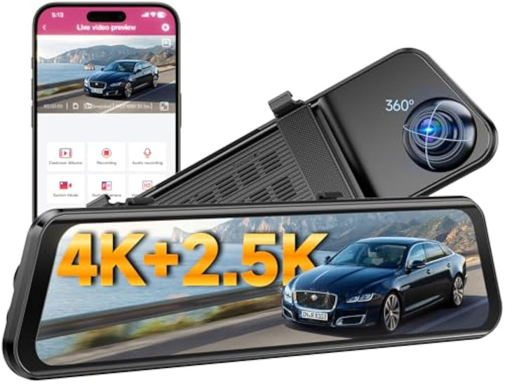 OMBAR N1 4K+2.5K Rear View Mirror Camera